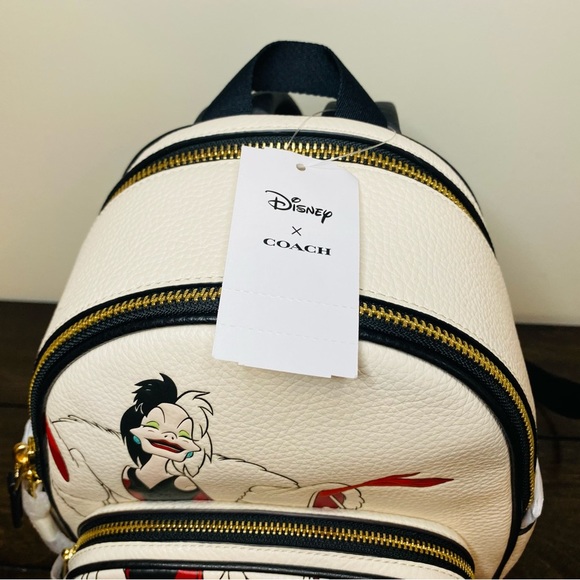 NWT Authentic Disney Coach Cruella Mini Backpack, Limited Edition, MSRP $450 main image 10